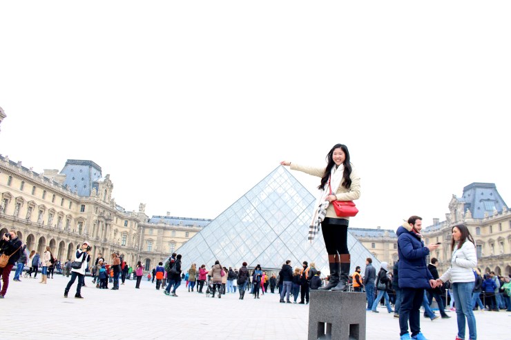 The Louvre poked my finger
