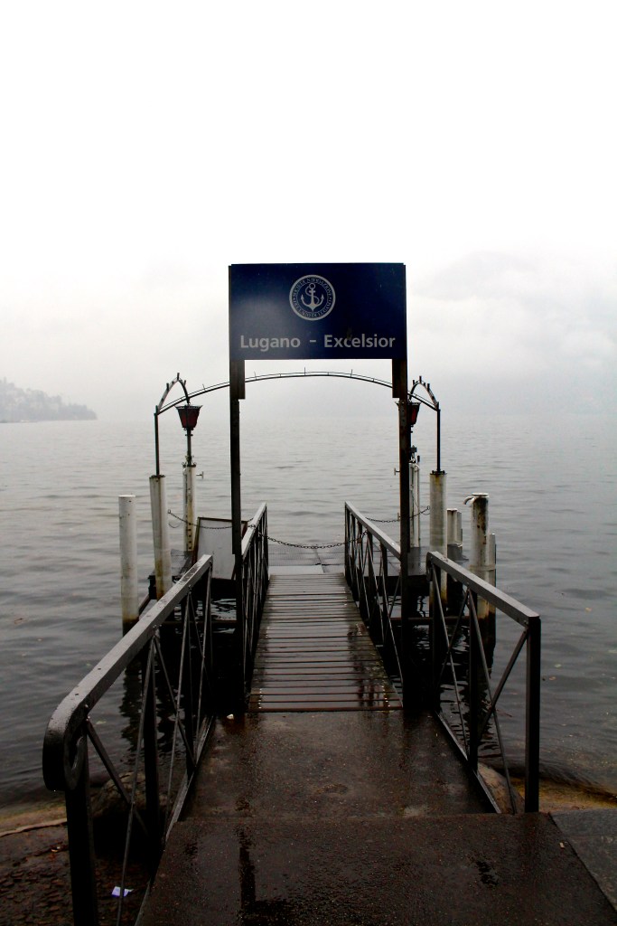 Rainy day in Lugano, Switzerland