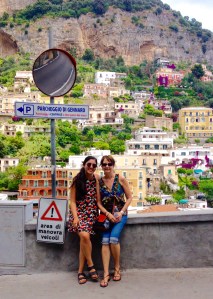 Mom and I in Positano